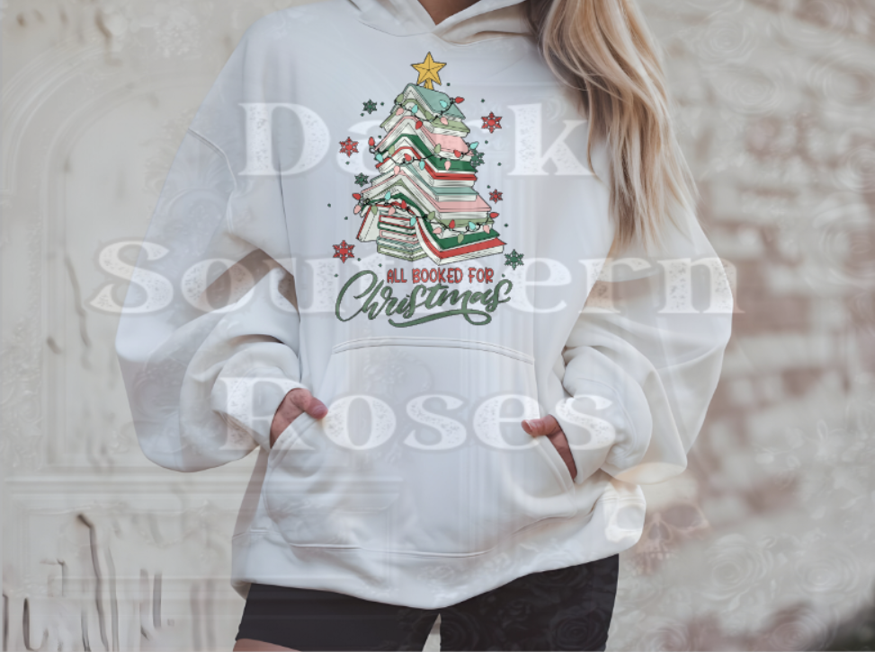 All Booked for Christmas | Unisex Hoodie