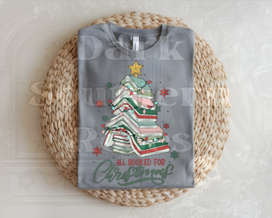 All Booked for Christmas | Unisex Graphic Tee