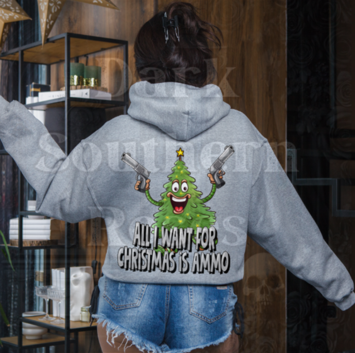 π All I Want for Christmas Is Ammo | Unisex Hoodie