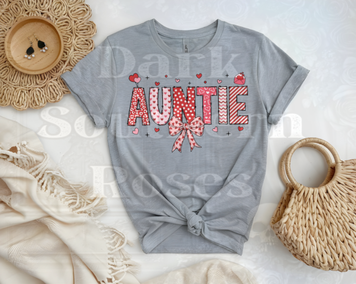 💖 AUNTIE Valentine T-Shirt Listing