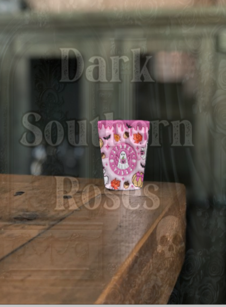 3D Spooky Vibes | Horror Ghost Shot Glass