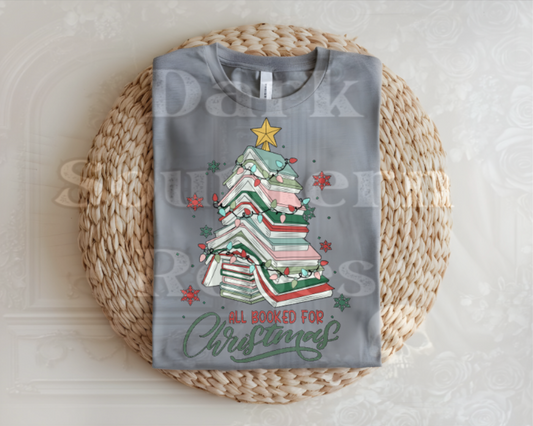 All Booked for Christmas | Unisex Graphic Tee