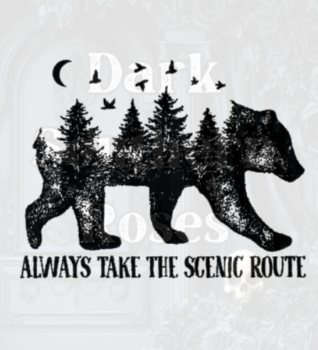 🌲 Always Take the Scenic Route | DTF Transfer Print