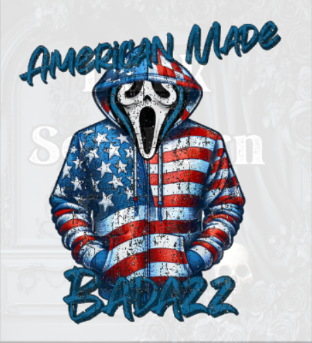 American Made Badazz | DTF Print Transfer