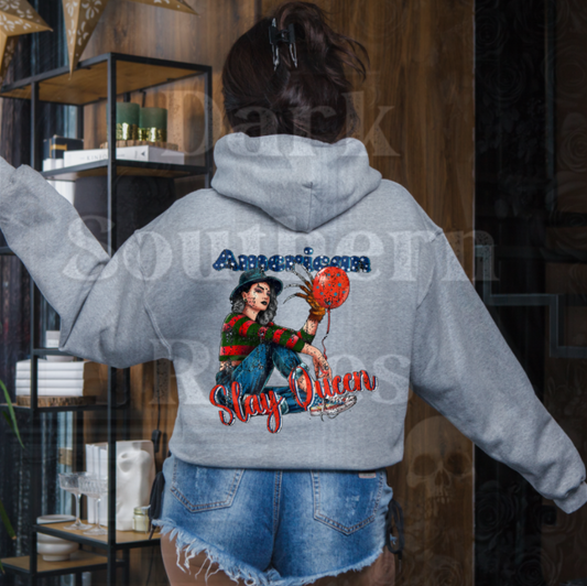American Slay Queen | Horror-Inspired Hoodie