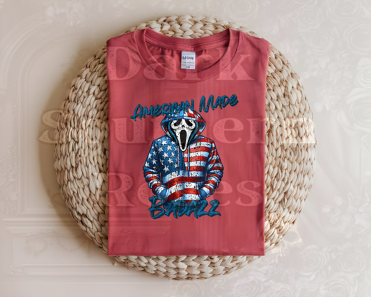 American Made Badazz | Patriotic Skull T-Shirt