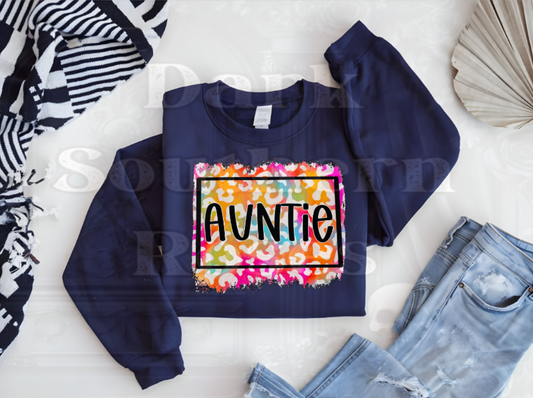 💖 AUNTIE Leopard Print Sweatshirt Listing