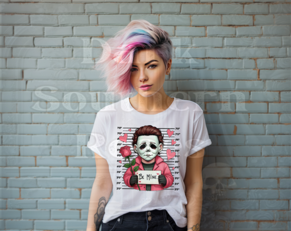 Be Mine Horror Valentine Shirt – Spooky Valentine Tee, Creepy Love Graphic Shirt