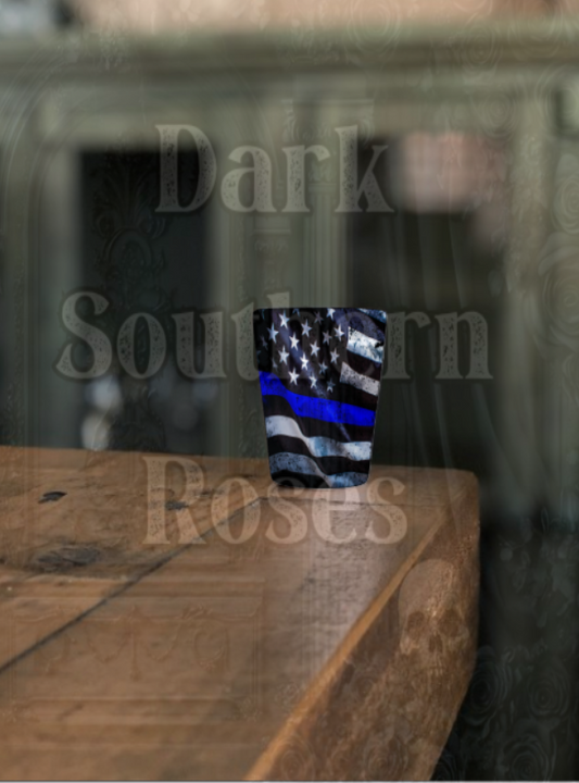 Blue Line | Ceramic Shot Glass