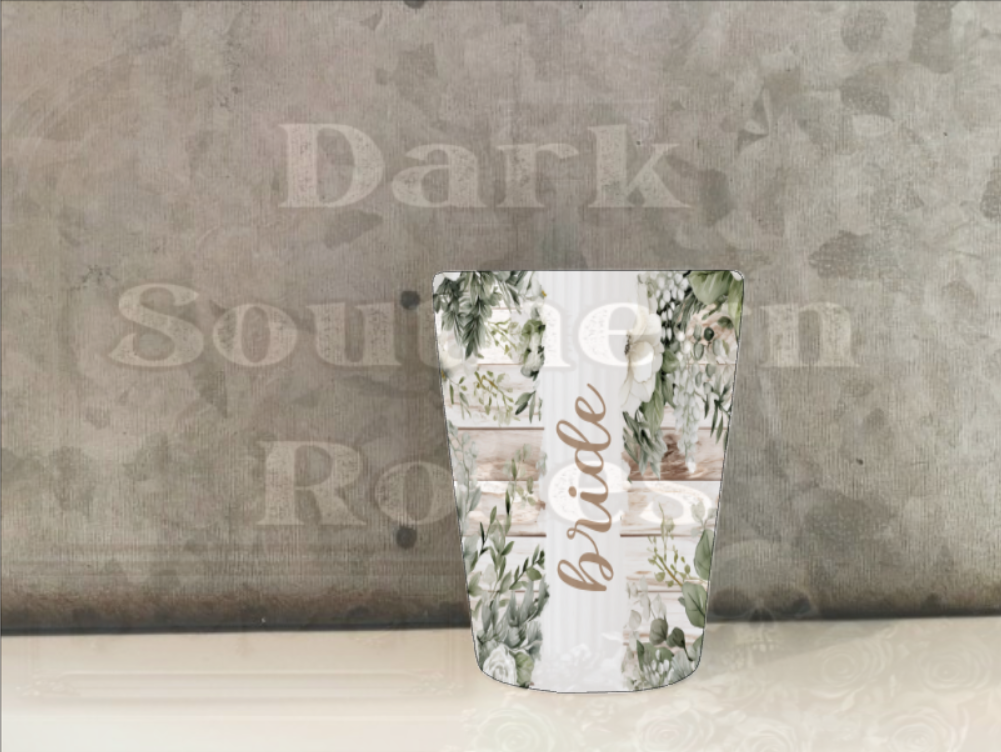 Bride (Greenery) | Ceramic Shot Glass