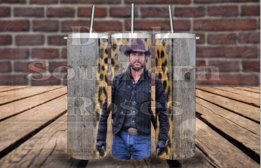 Cowboy Tumbler | Western Leopard Print Cup