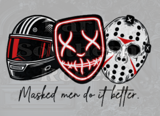Masked Men Do It Better | DTF Heat Transfer