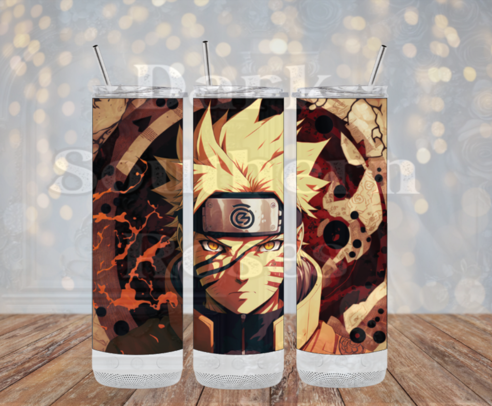 Anime Fire Hero Tumbler | Action Fan Gift