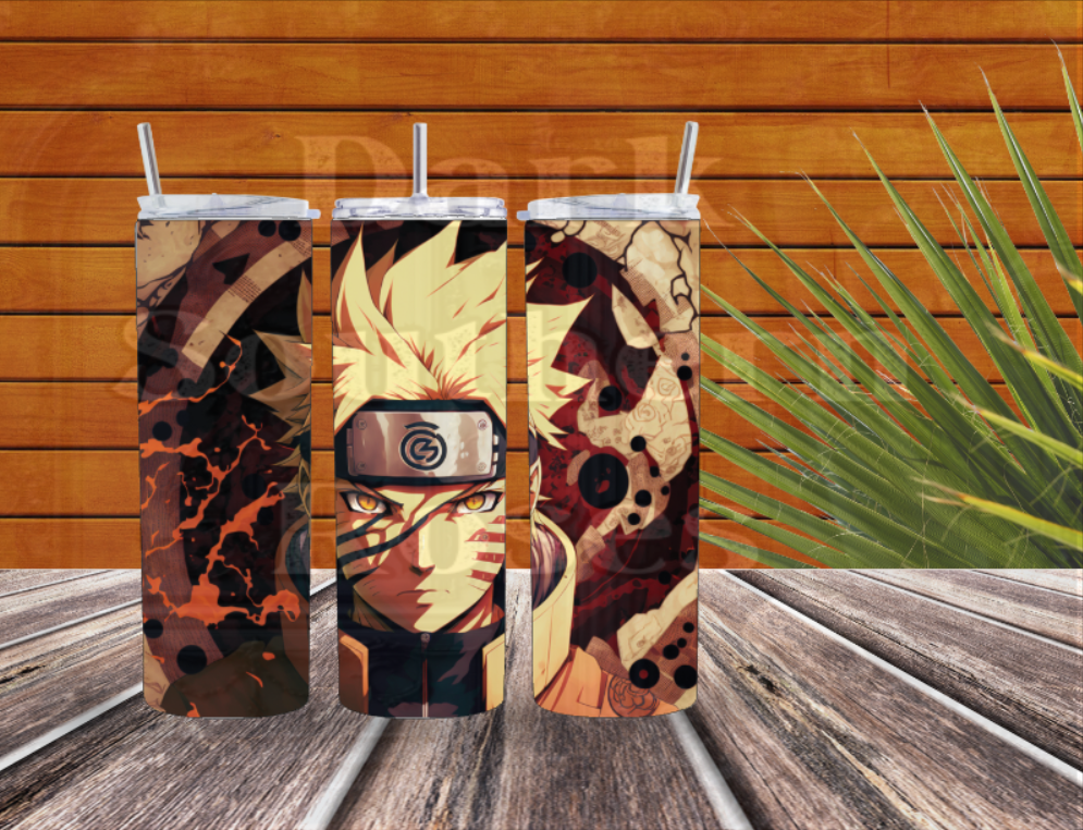 Anime Fire Hero Tumbler | Action Fan Gift